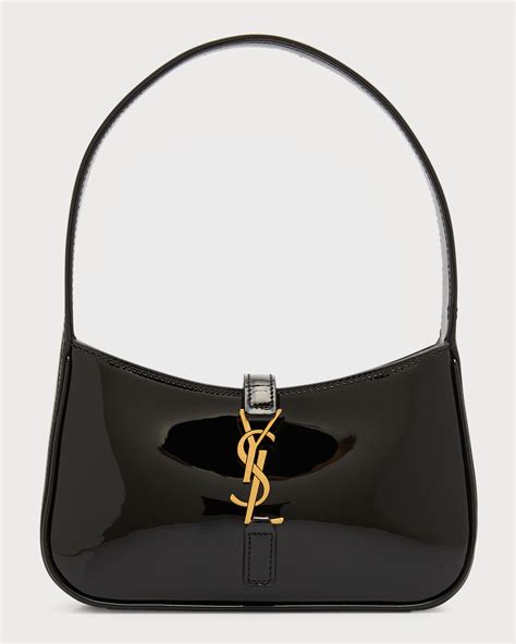 ysl paten white bag|Saint Laurent Le 5 A 7 YSL Shoulder Bag in Patent Leather.